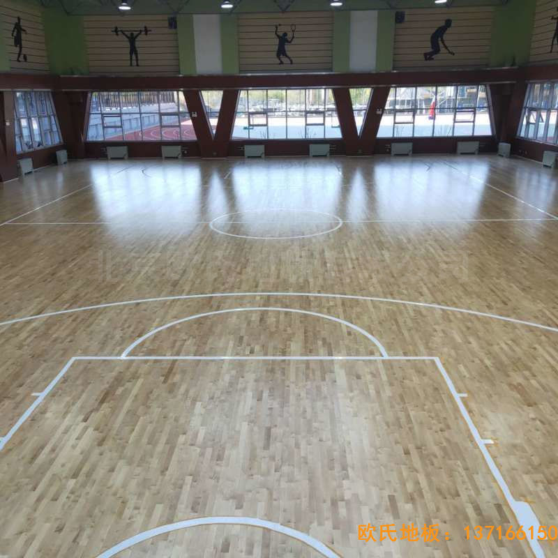 山西晉中榆次王湖小學(xué)運(yùn)動(dòng)地板施工案例