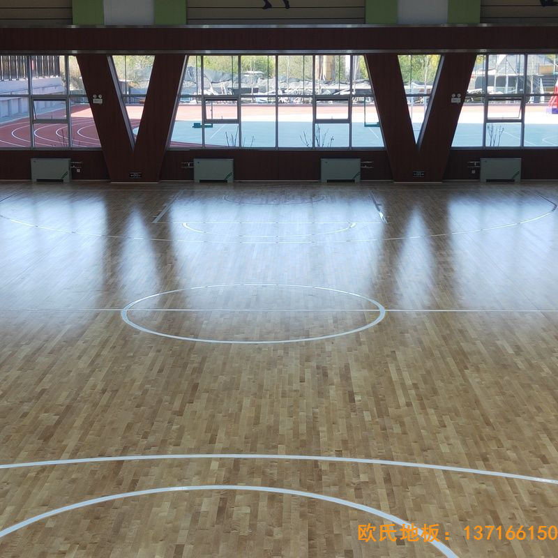 山西晉中榆次王湖小學(xué)運(yùn)動(dòng)地板施工案例